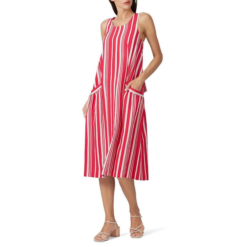 Chinti & Parker Parasol Dress Size 4 Red